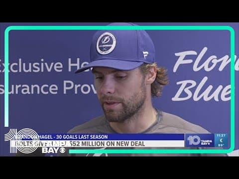 Tampa Bay Lightning sign Brandon Hagel to 8-year contract extension