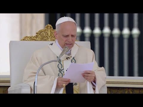 Pope Leo XIV hosts inaugural mass