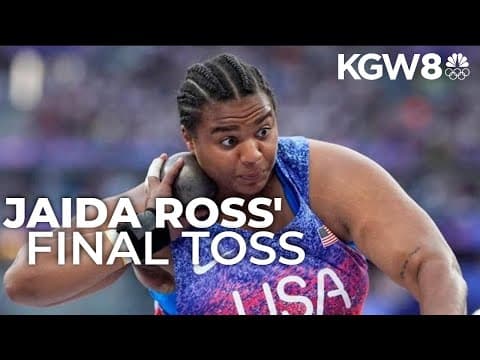 Shot putter Jaida Ross falls just short of medaling