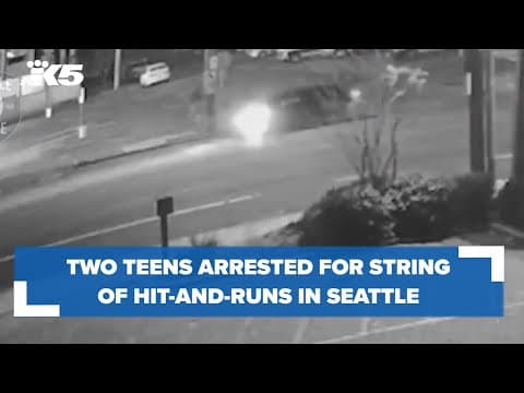 13-year-old, 15-year-old arrested for intentional hit-and-runs