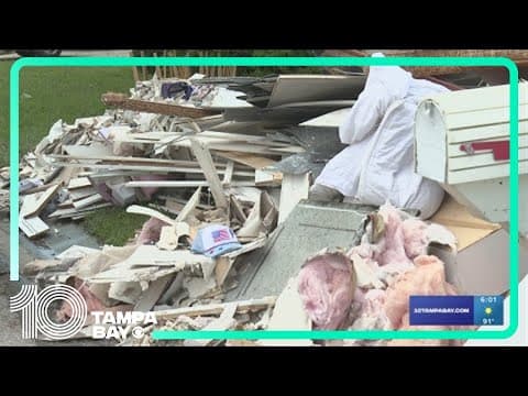 Sarasota residents sifting through soaked homes days after Hurricane Debby