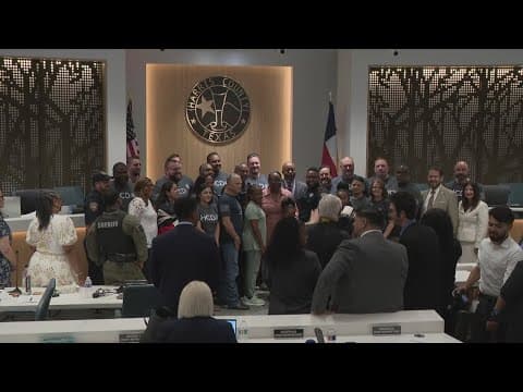 Harris Co. deputy constable shot in the line of duty honored