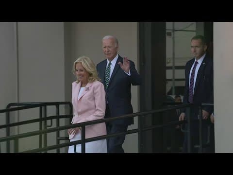 Bidens back at White House after whirlwind trip to New Orleans
