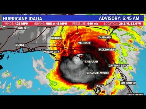 Tropical update: Hurricane Idalia makes landfall as a powerful Category 3 storm