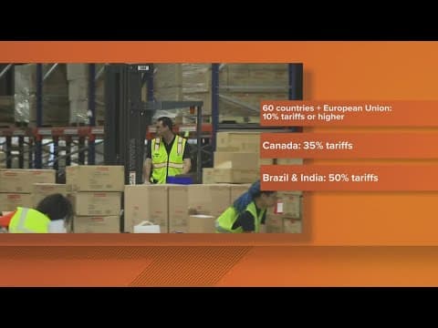 New U.S. Tariffs Hit 60+ Countries with 10% or Higher Rates