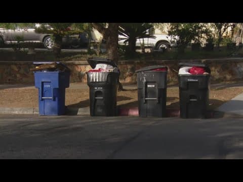 South Bay sanitation workers taking part in 'sympathy strike' stay home from work a second day