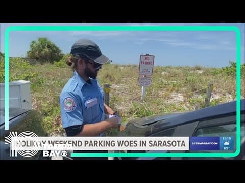 Beachgoers greeted with parking woes in Sarasota