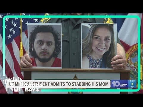 UF medical student told deputies he loved his mother before allegedly stabbing her to death