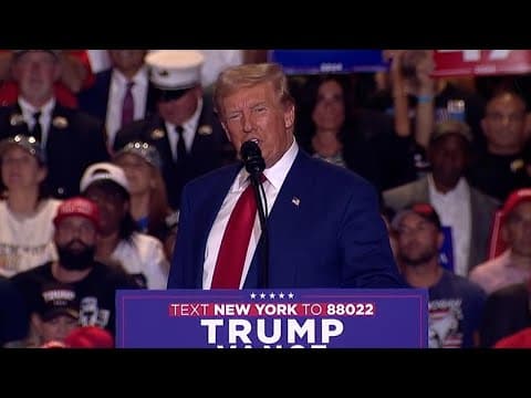 Donald Trump full speech at New York City rally (Sept. 18, 2024)