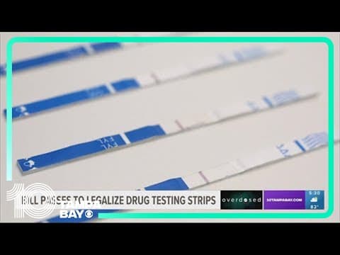 Bill passes to legalize drug testing strips in Florida