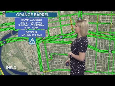 3rd St. to I-70 West; I-70 between Hilliard Rome Rd/Madison County line shut down during overnight h