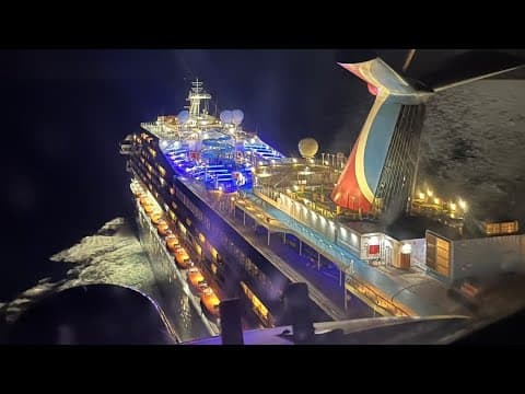 The Coast Guard medevaced a 61-year-old woman Wednesday from the Carnival Valor cruise ship approxim