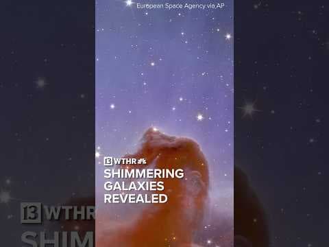 Shimmering galaxies revealed in new photos by European space telescope