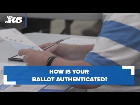 How is your ballot authenticated?