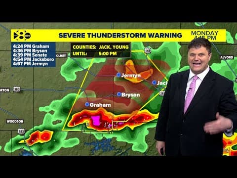 UPDATE: Potential severe weather coming through North Texas