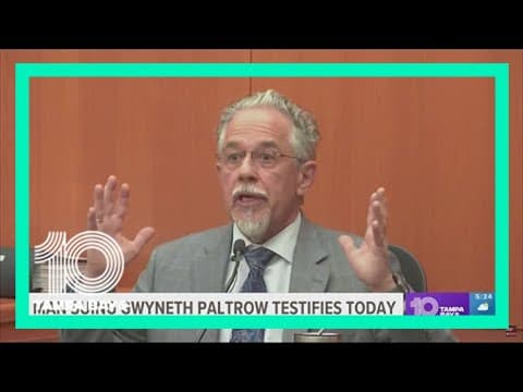 Man suing Gwyneth Paltrow testifies in Utah ski crash trial