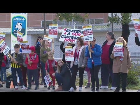 Teachers union holding rallies across San Diego Unified schools on Thursday