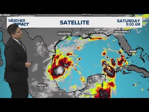 Tropical update: Tropical Depression 14 forms in southwestern Gulf of Mexico