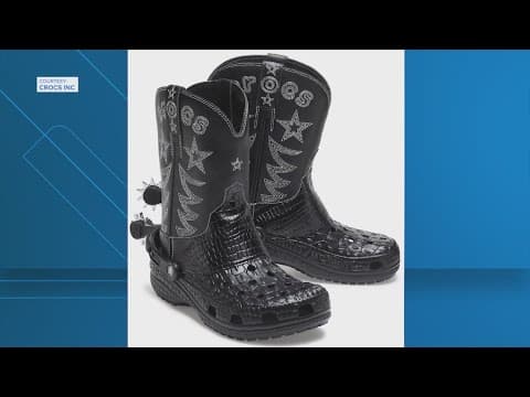 Crocs releases its version of cowboy boots