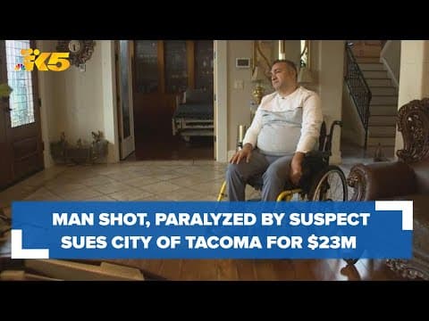Claim alleges Tacoma police acted 'negligently' with suspect before he shot, paralyzed man