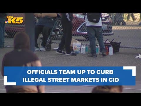 Seattle police, SDOT team up to curb illegal street markets in Chinatown-International District