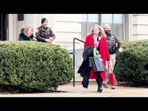 Judge Frances Gull leaves the courthouse after Delphi murders sentencing