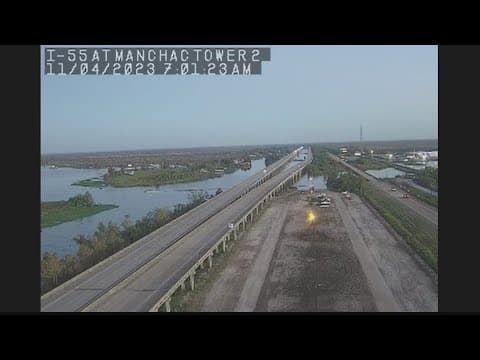 I-55 southbound closed Saturday until 1 p.m.