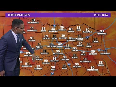 DFW Weather: Triple-digit temperatures and humidity sticking around