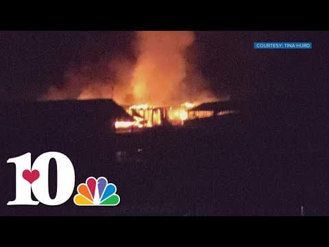 CCSO: Fire reported at houseboat near Lake Norris