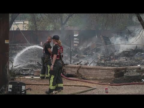 Three homes destroyed in fire near Little Elm, officials say