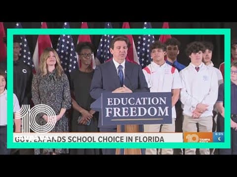 Florida Gov. DeSantis signs school choice expansion into law