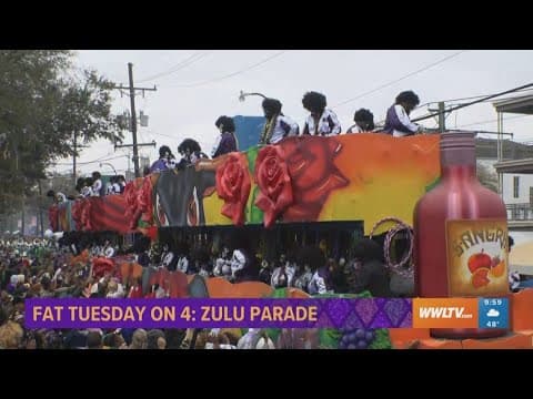 Krewe of Zulu 'Family and Friends' float