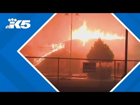 Fire breaks out at Spokane baseball stadium