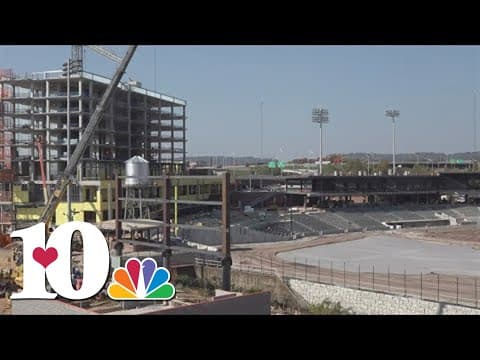 Downtown Knoxville stadium making progress on new field