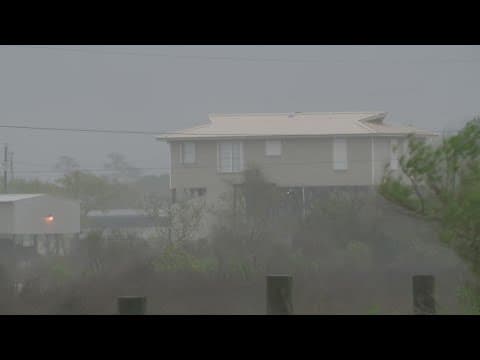 Possible tornado outside Pearlington