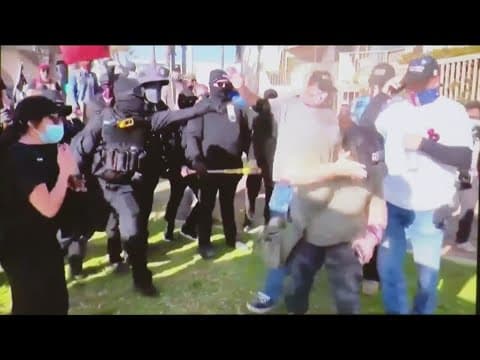 Trial continues for 2 men accused of starting a riot at a 2021 pro-Trump rally in Pacific Beach