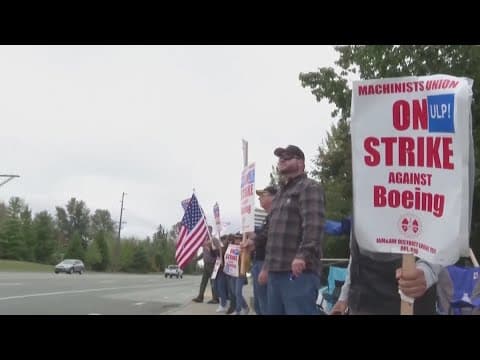 Boeing factory workers vote to reject contract, continue 6-week strike
