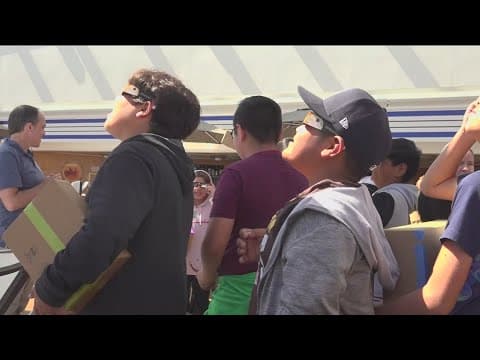 Barrio Logan elementary students board cruise ship to learn about the solar eclipse