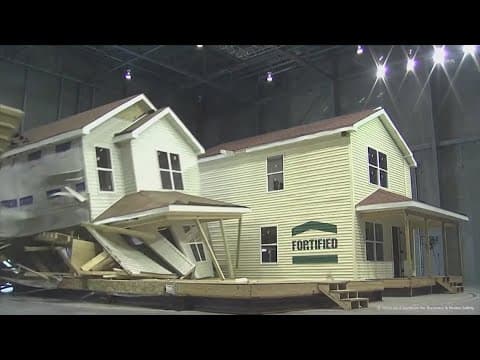 Demo shows importance of location of your safe room in severe weather