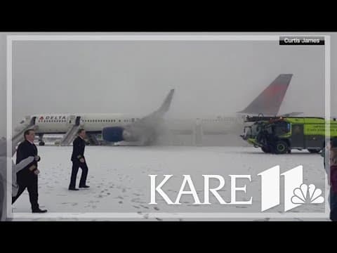 4 injured when Delta flight from ATL bound for MSP aborts takeoff over 'engine issue'