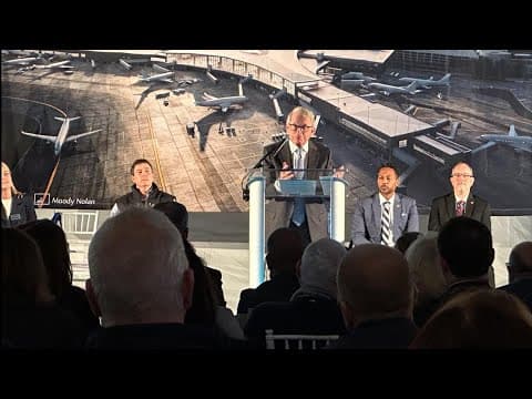 Officials break ground for new terminal at John Glenn International
