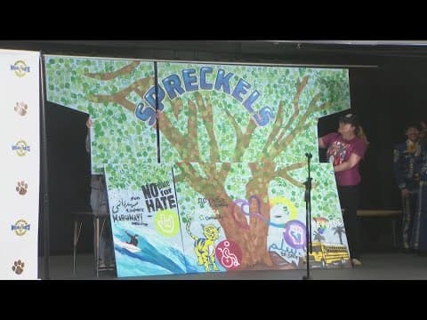 New mural unveiled at Spreckels Elementary School