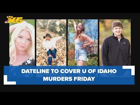 Dateline's Keith Morrison speaks to KING 5 about upcoming episode on University of Idaho murders