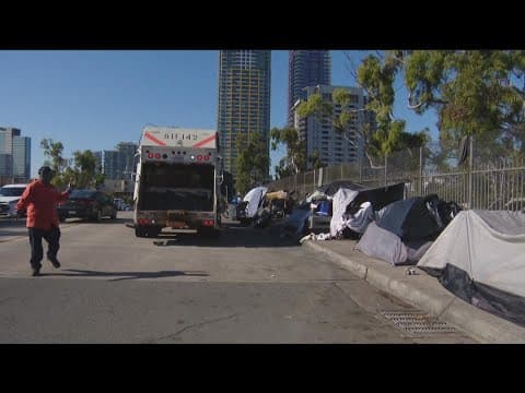 Pilot program clears tons of trash from homeless encampments; a move to clean up San Diego