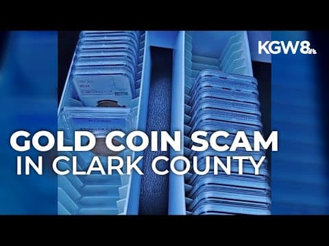 Clark County woman in her 70s swindled out of $500k in gold coin scam