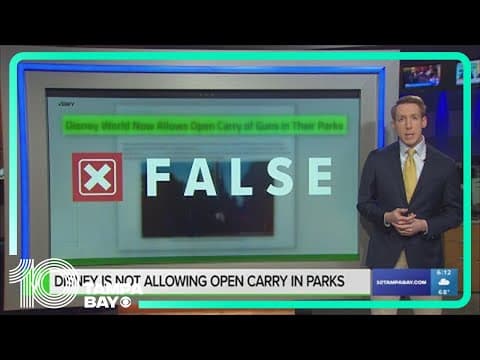 No, Disney World is not allowing park visitors to open carry guns