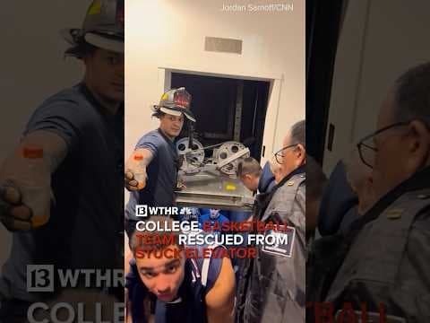 Fairleigh Dickinson University basketball team rescued from stuck elevator before game