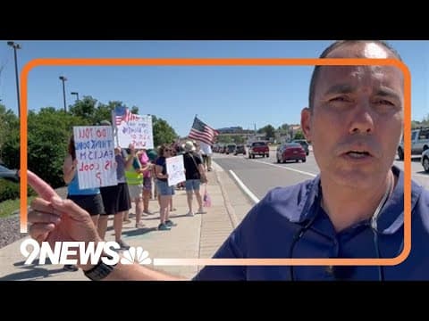 'No Kings' protest in Parker, Colorado, underway
