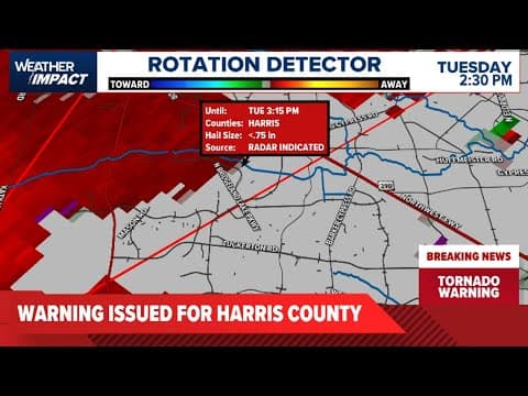 Meteorologist Kim Castro is tracking a strong storms moving through parts of the Houston area now