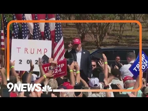 Trump campaigning in Georgia on Tuesday